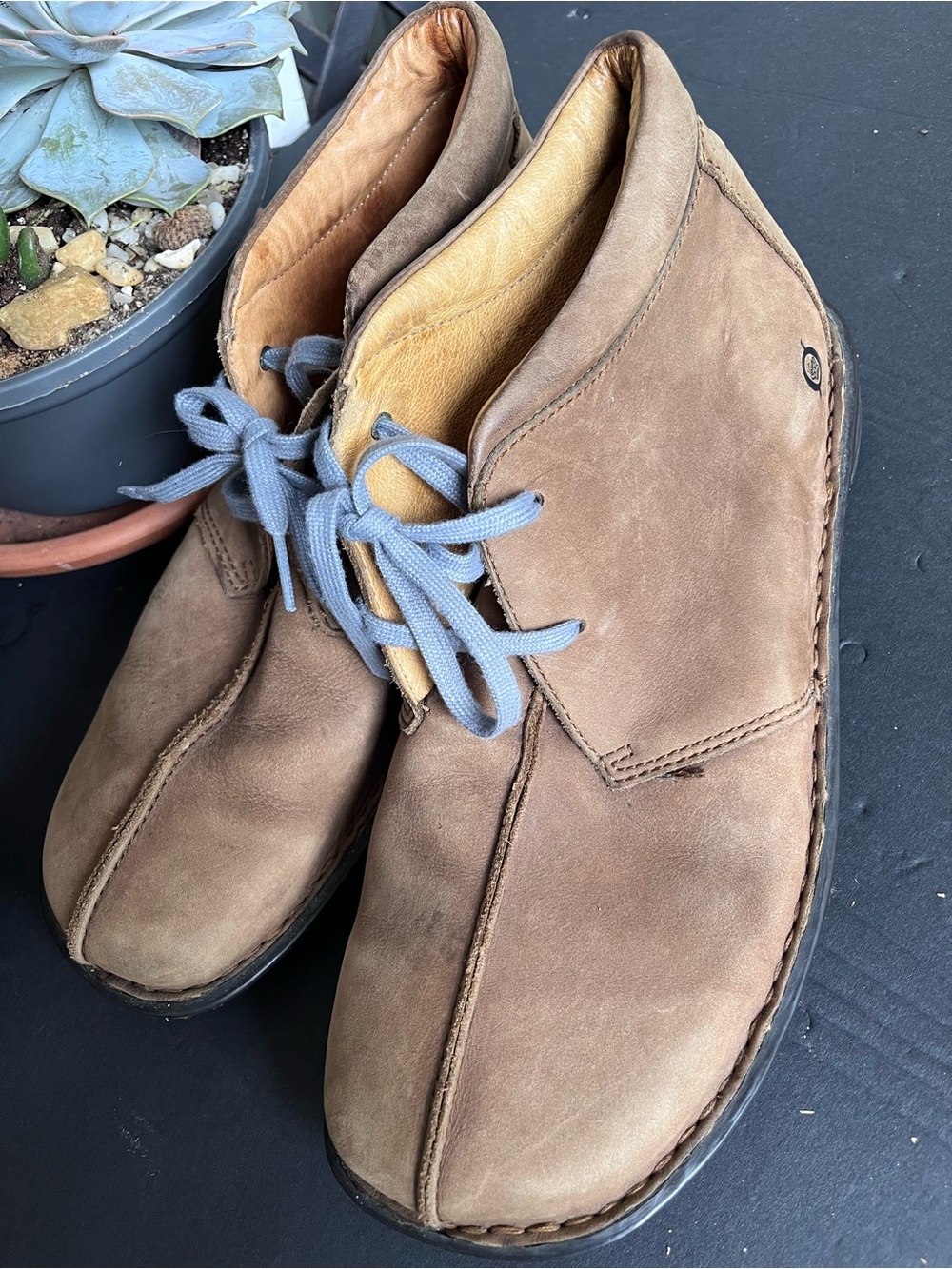 Born Brown Suede Chukka Boots